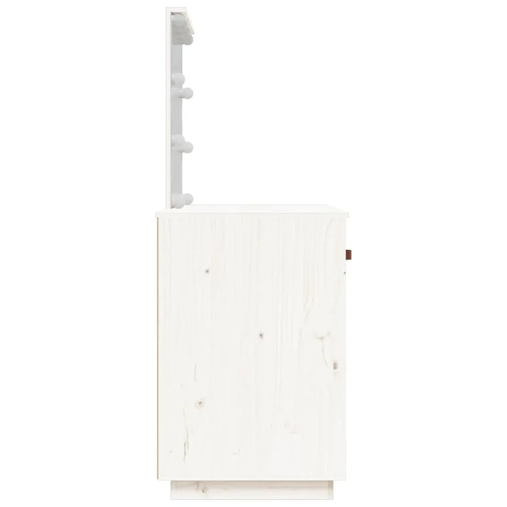 Coiffeuse Vanytia Iséa – Coiffeuse avec miroir lumineux et rangement latéral