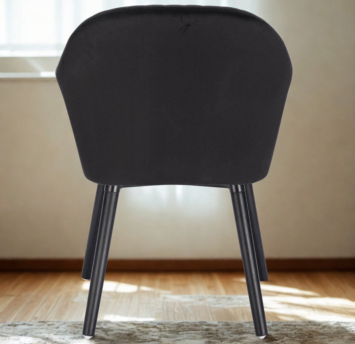 Chaise Vanytia Alma – Chaise avec accoudoirs et pieds en bois