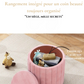 Tabouret Vanytia Éden – Tabouret avec rangement intégré