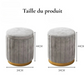 Tabouret Vanytia Éden – Tabouret avec rangement intégré